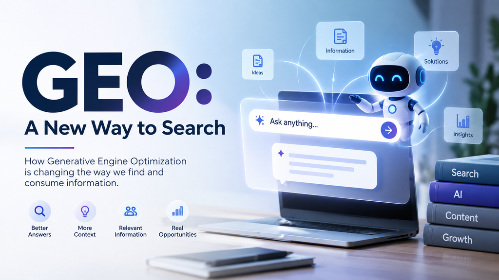 Generative Engine Optimization (GEO): A New Way to Search generative engine optimization